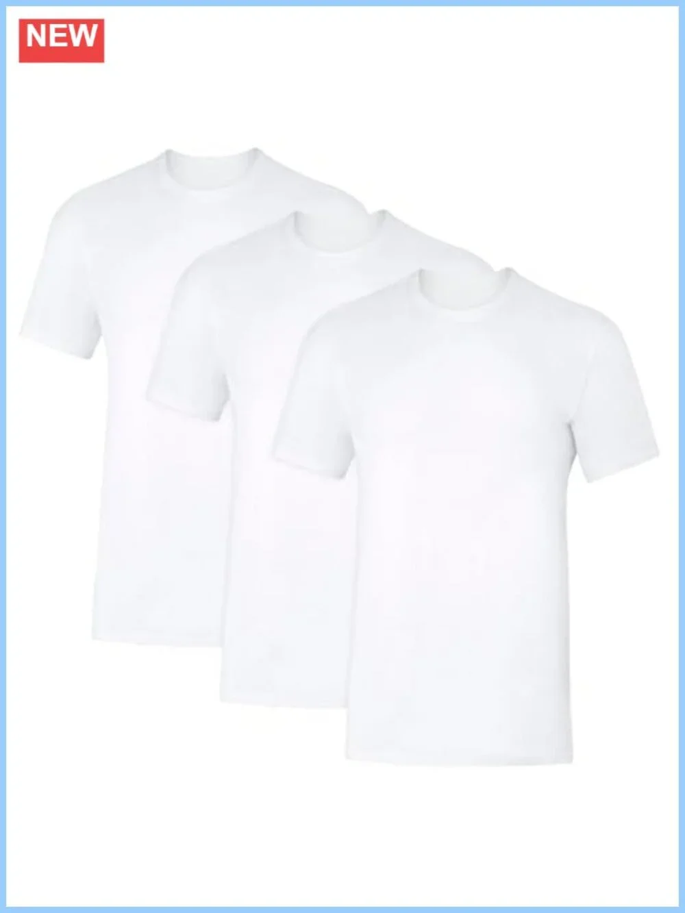 Hanes Men's Undershirt 3-Pack Sweat Block V-Neck Cotton Tee